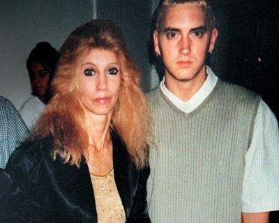 Eminem with his mother Debbie and his daughter Haile66833BR Original Filename: Eminem 17 121800