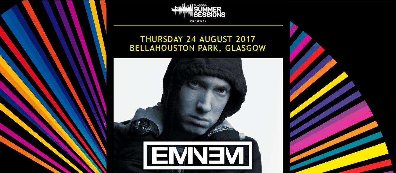 Eminem sera présent pour la seconde fois aux Glasgow Summer Sessions