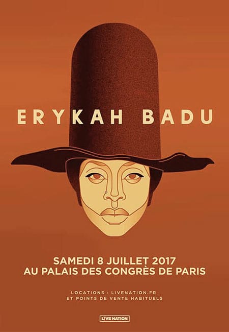 Erykah Badu vient d'être annoncée pour une date unique à Paris. La reine de la soul américaine sera sur la scène du Palais des Congrès le 8 juillet prochain.