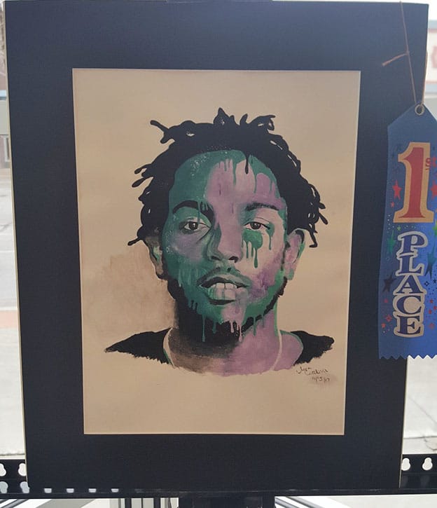 Grâce à Tiona Cordova Kendrick Lamar a son portrait exposé au Capitol des Etats-Unis