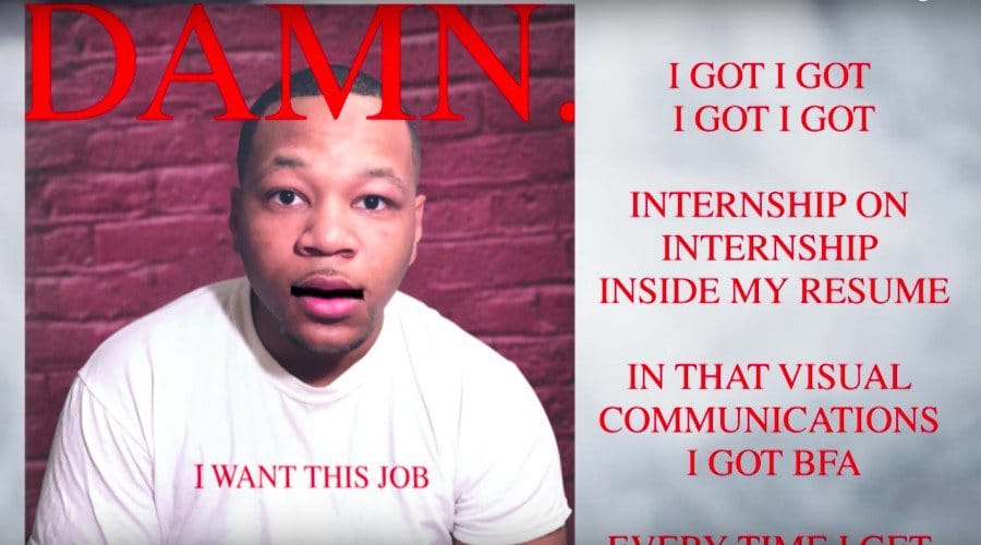 Un candidat parodie "DNA" de Kendrick Lamar pour son CV