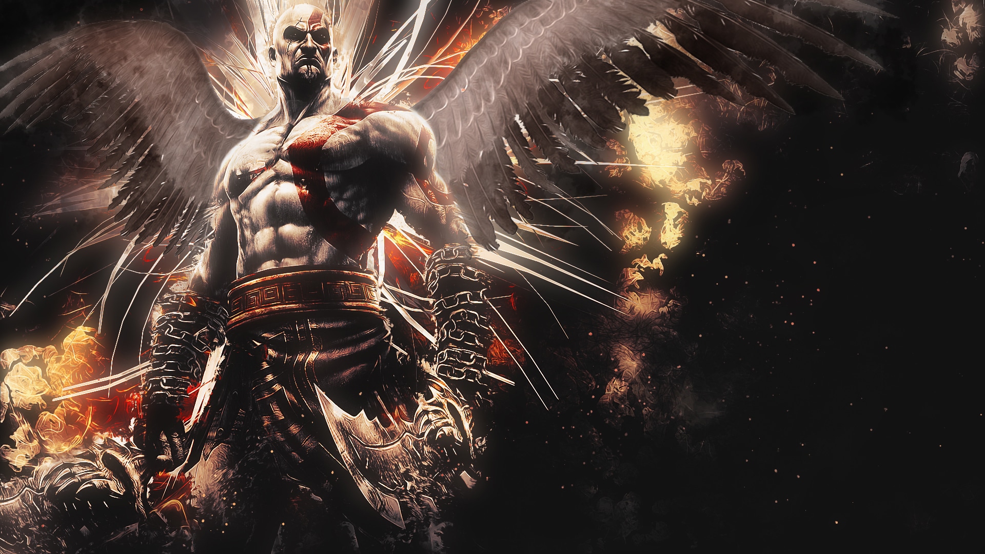 Tiré de la saga "God of War", Kratos symbolise la soif de vengeance, sans foi, ni loi. 