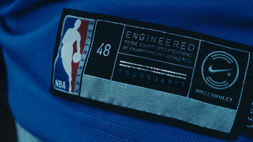 Pour la saison 2017-2018 de NBA, Nike a mis en place un maillot connecté