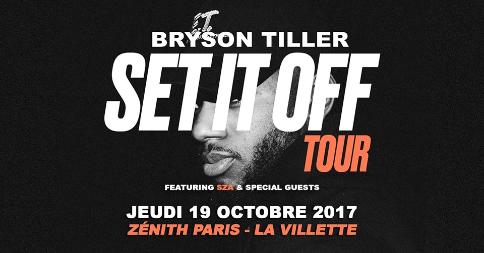 Gagnez vos places pour assister au concert de Bryson Tiller à Paris