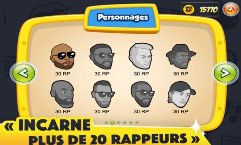 le nouveau jeu mobile pour etre la star du rap