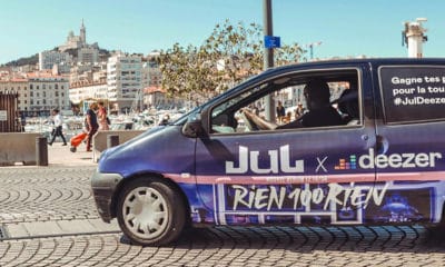 Plusieurs convois de Twingo dans toute la France pour le nouvel album de Jul
