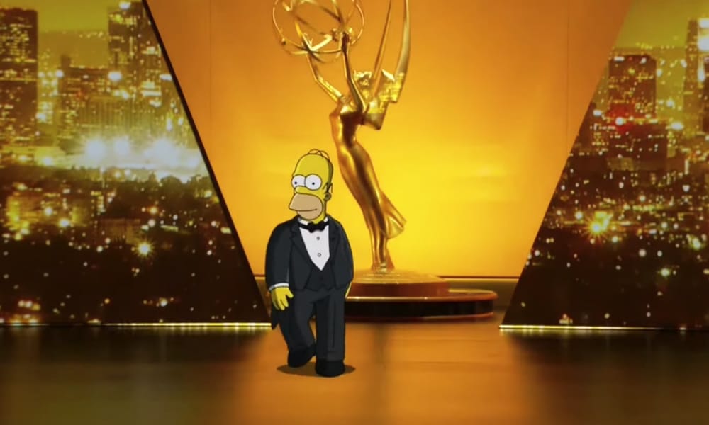 Homer Simpson et Bryan Cranston ouvrent la cérémonie des Emmy Awards