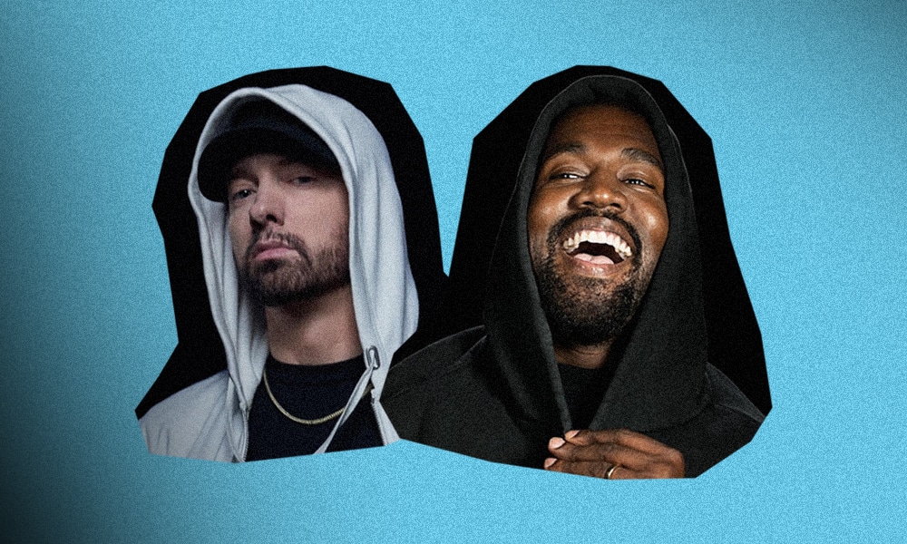 Kanye West déclare être le GOAT, Eminem finit en top tweets dr dre