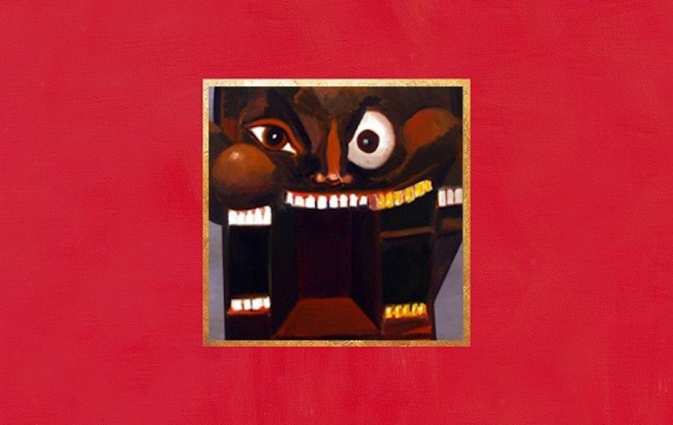 Kanye west dark fantasy. Обложка Канье Уэст Devil in a New.