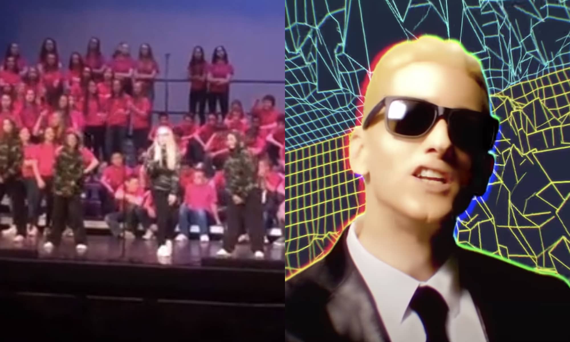 Eminem : sa fille a rappé "Rap God" à son école