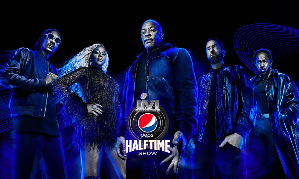 C’est officiel : Dr. Dre, Eminem, Kendrick Lamar, Snoop Dogg et Mary J Blige donneront un show à la mi-temps du Super Bowl.
